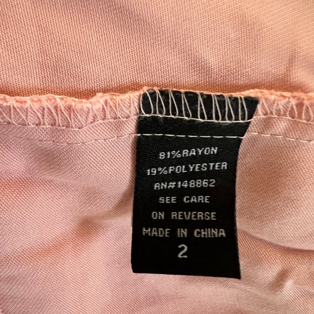 Torrid Light Weight Open Front Jacket - Shell Pink - Size 2X - Picture 10 of 11